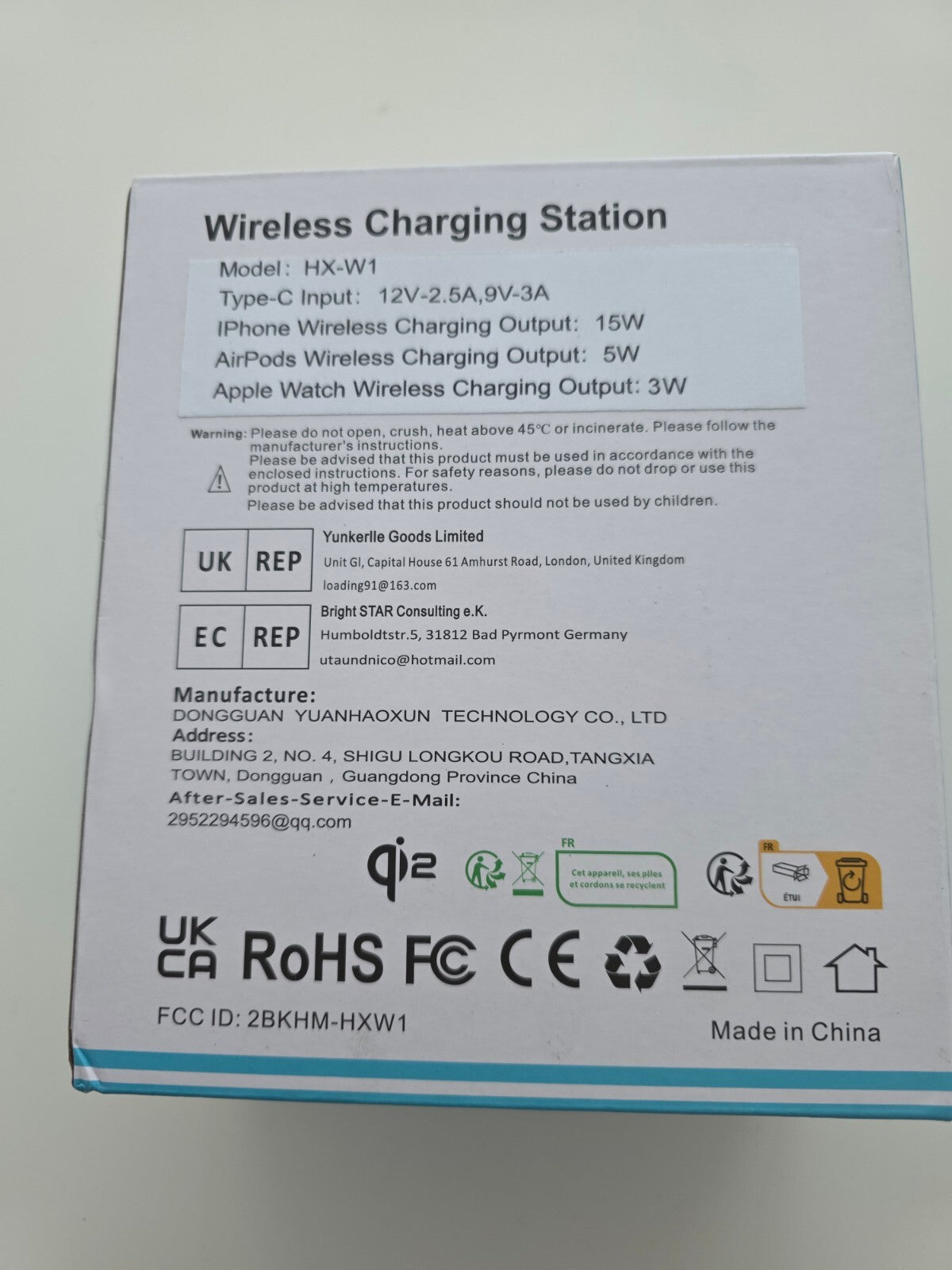 3 in 1 Mag-Safe Ladestation 15W für iPhone Apple Watch AirPods Tiefblau