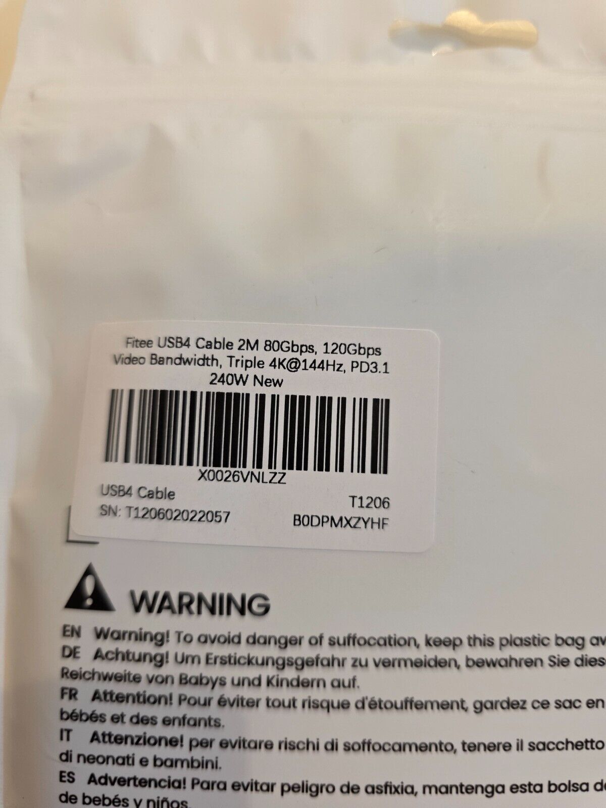 80Gbps USB4 Kabel - Thunderbolt 5/4 Kompatibilität für maximale Leistung