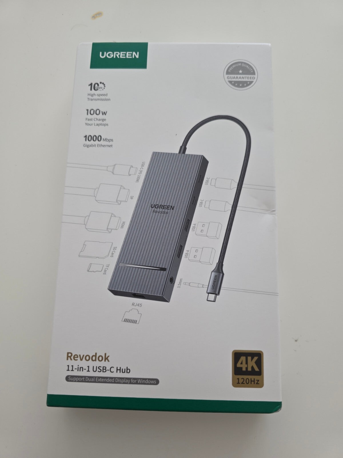 Revodok Pro Docking Station 4K Dual Display 100W PD 10Gbps
