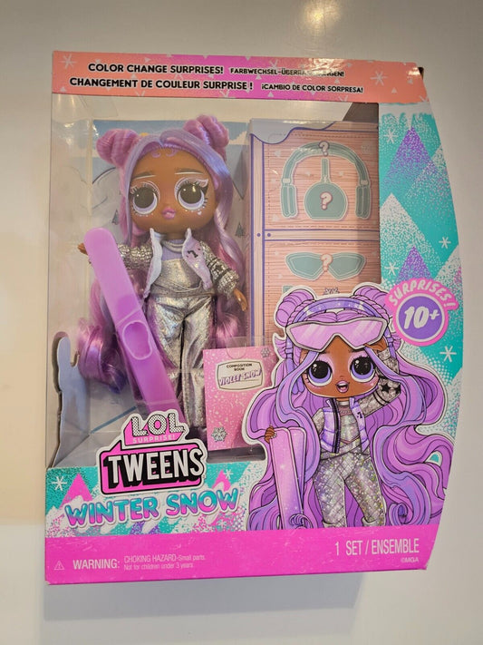 L.O.L. Surprise Tweens Winter Snow Violet Snow mit Farbwechsel-Skiern NEU/OVP