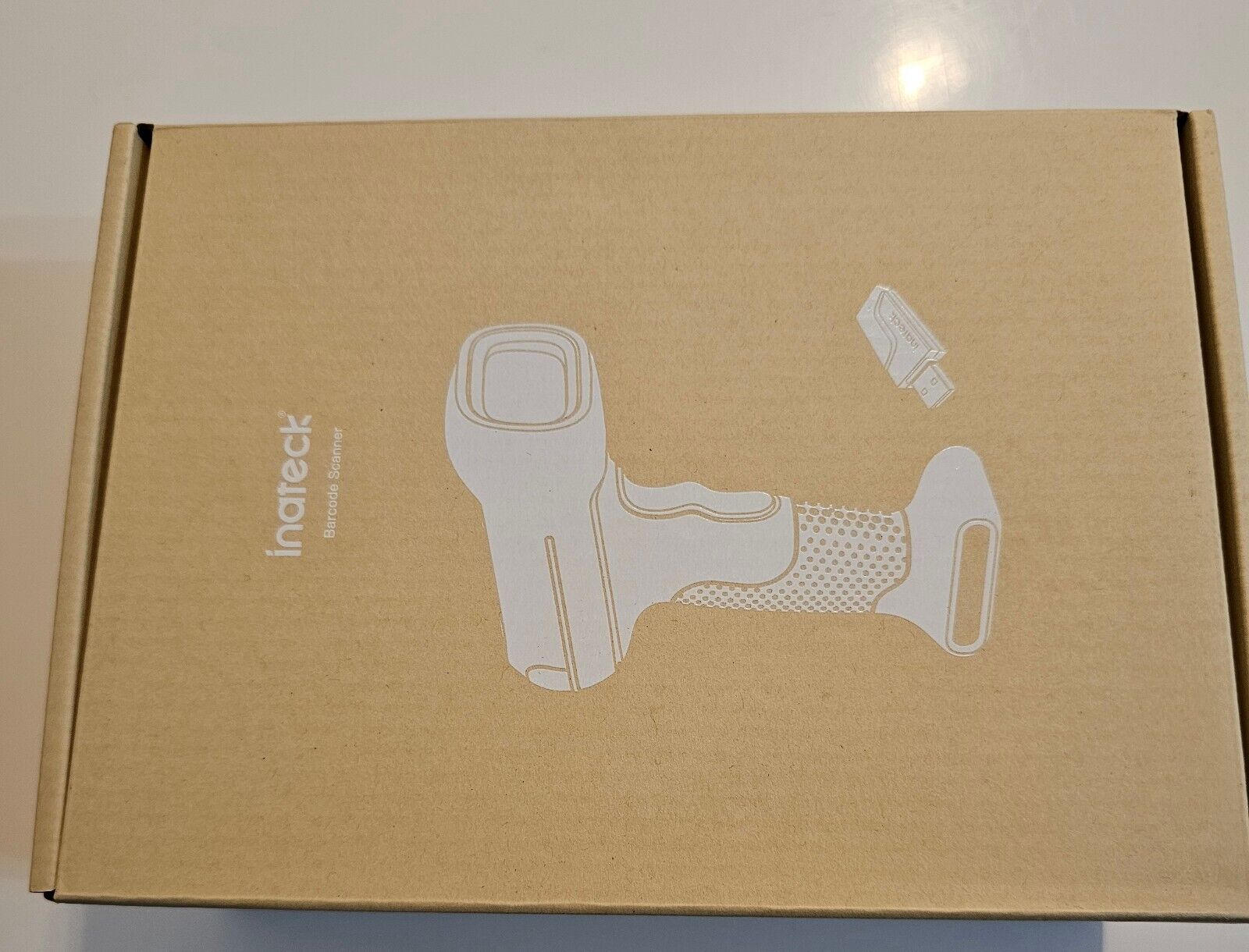 Industrieller Barcode Scanner Bluetooth, 1D Scanner Kabellos mit IP67 Wasser- un
