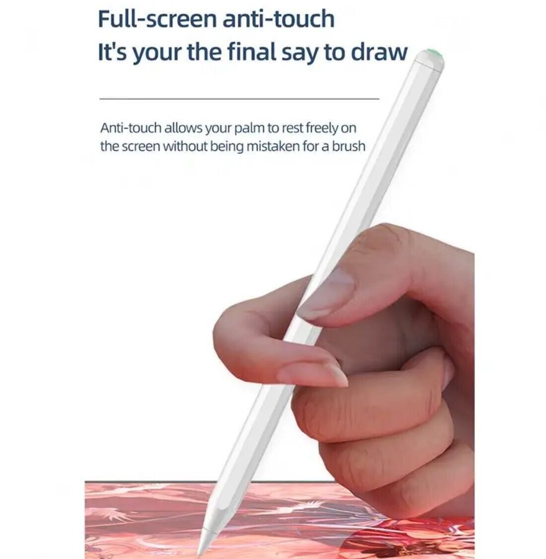 Ultra-sensitiver iPad Stylus mit Palm Repulsion für iPad Pro/Air/Mini