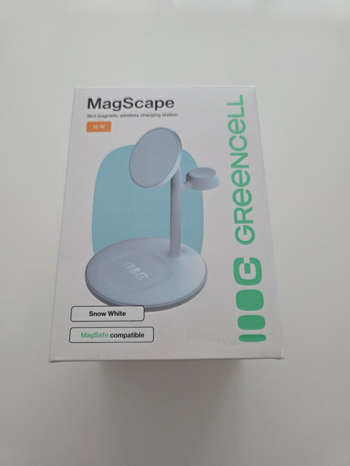 MagScape 3-in-1 MagSafe Ladeständer iPhone Watch AirPods Weiß