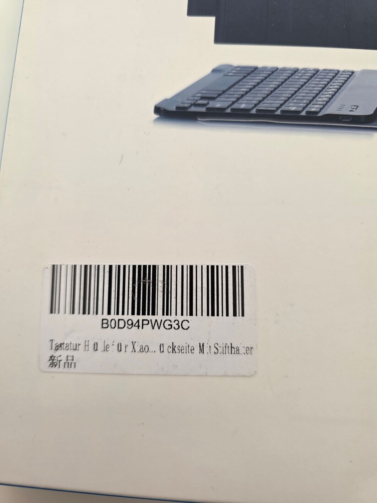 Tastatur Hülle Xiaomi Redmi Pad Pro 12,1" 2024 QWERTZ RGB