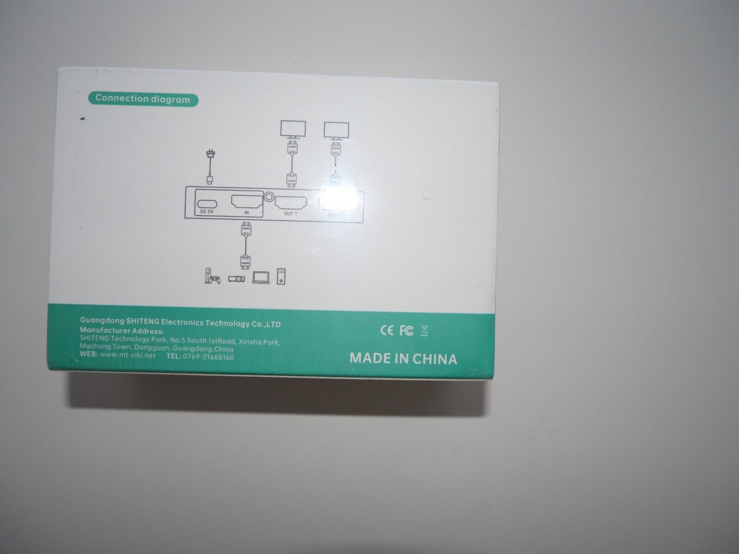 MT-VIKI 4K60Hz HDMI Splitter 1 in 2 Out Gleichzeitig