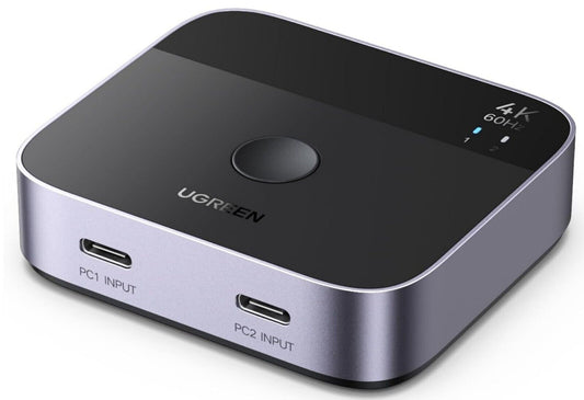 UGREEN USB C Switch 2 in 1 HDMI 4K@60Hz für 2 PC 1 Monitor
