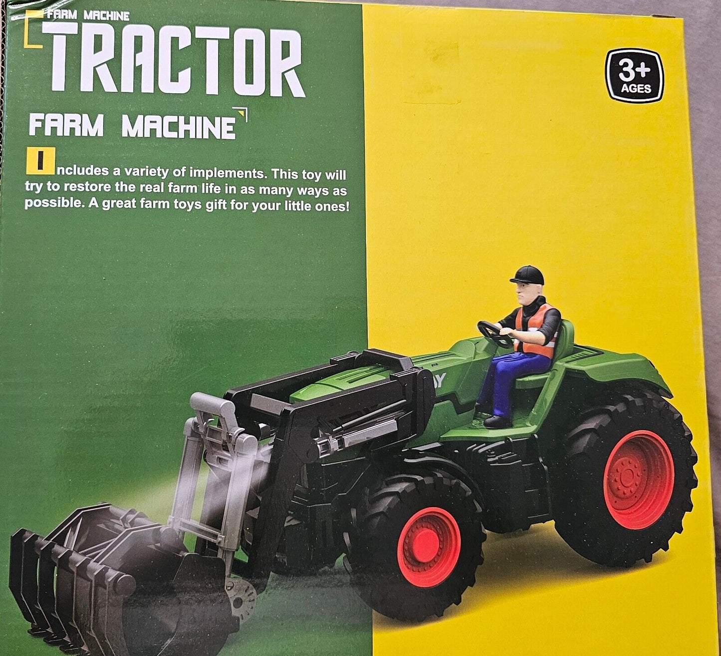 RC Traktor Spielzeug 2.4 GHz Ferngesteuerter Traktor Ferngesteuert Kuh, Schaf un