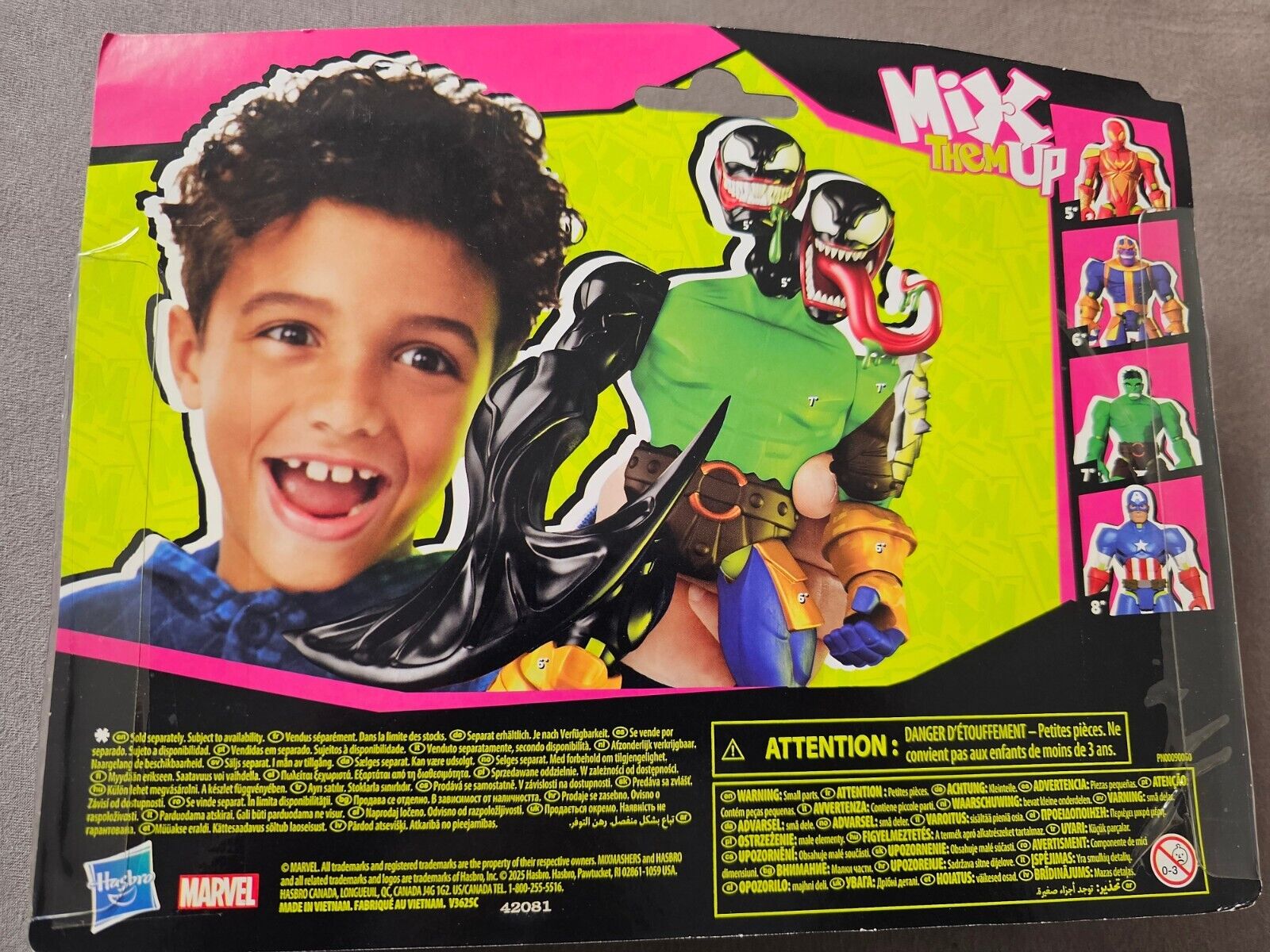 SPIDER-MAN MixMashers Marvel Venom individualisierbare Mix-and-Match Deluxe Acti