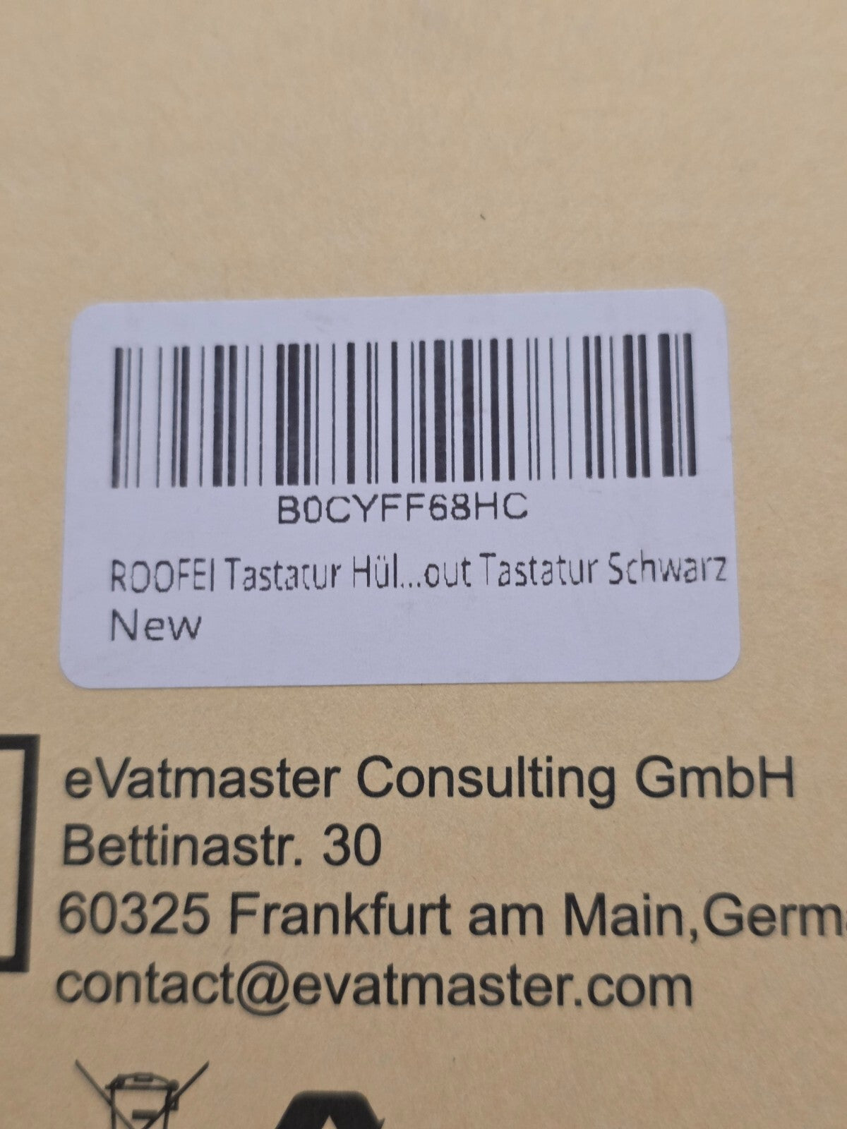 Tastaturhülle iPad Pro 11" M4 2024 QWERTZ Touchpad RGB Schwarz