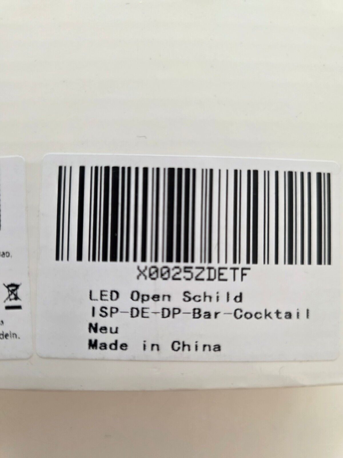 Bar Open Neon Schild Cocktail USB Dimmbar Deko