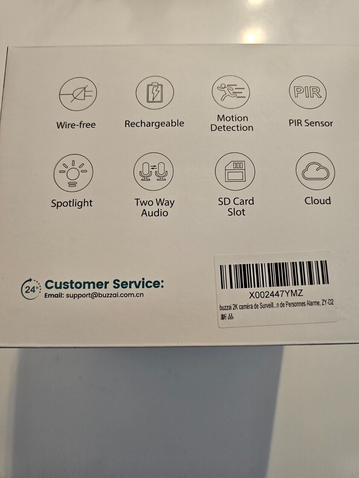2K Überwachungskamera Aussen Solar Akku, WLAN Outdoor Kamera Solar Außenkamera K