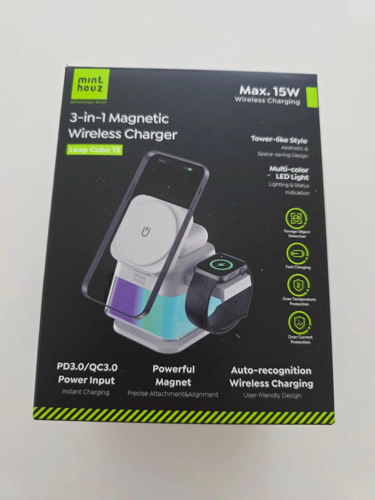 Wireless Charger 15W für iPhone Watch AirPods