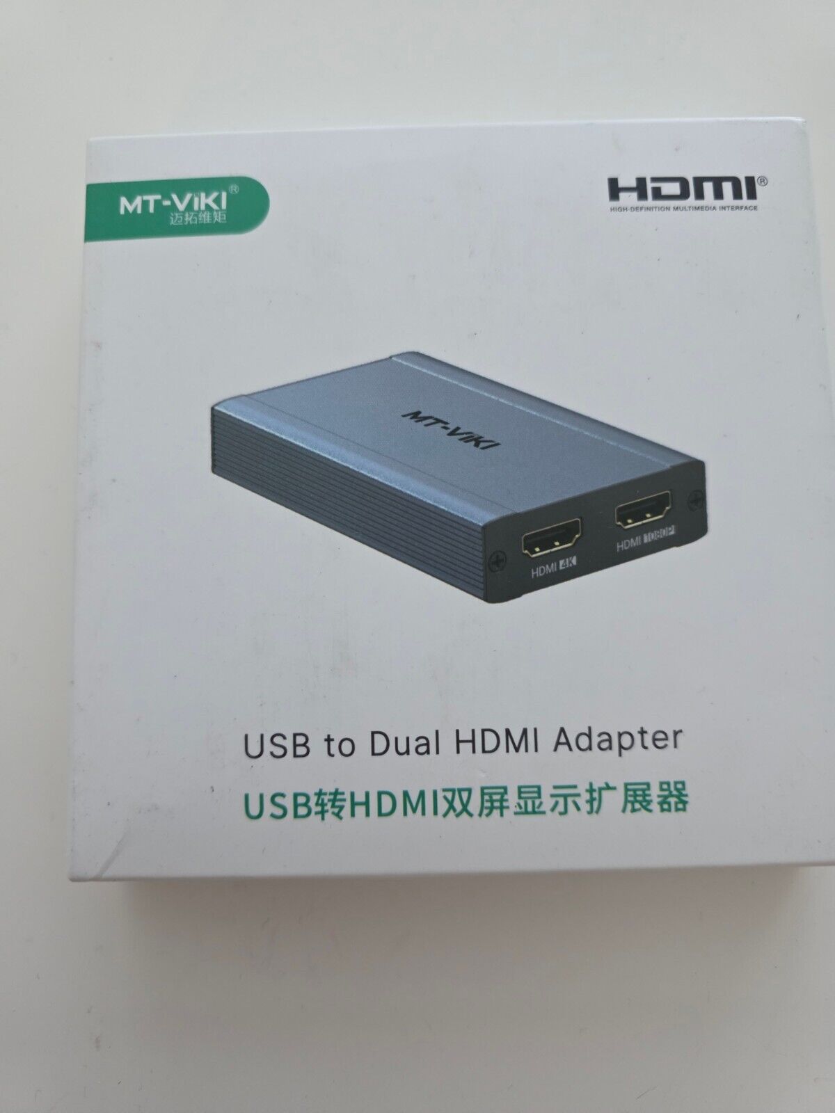 USB 3.0/USB C HDMI Splitter 4K@30Hz & 1080P@60Hz Dual