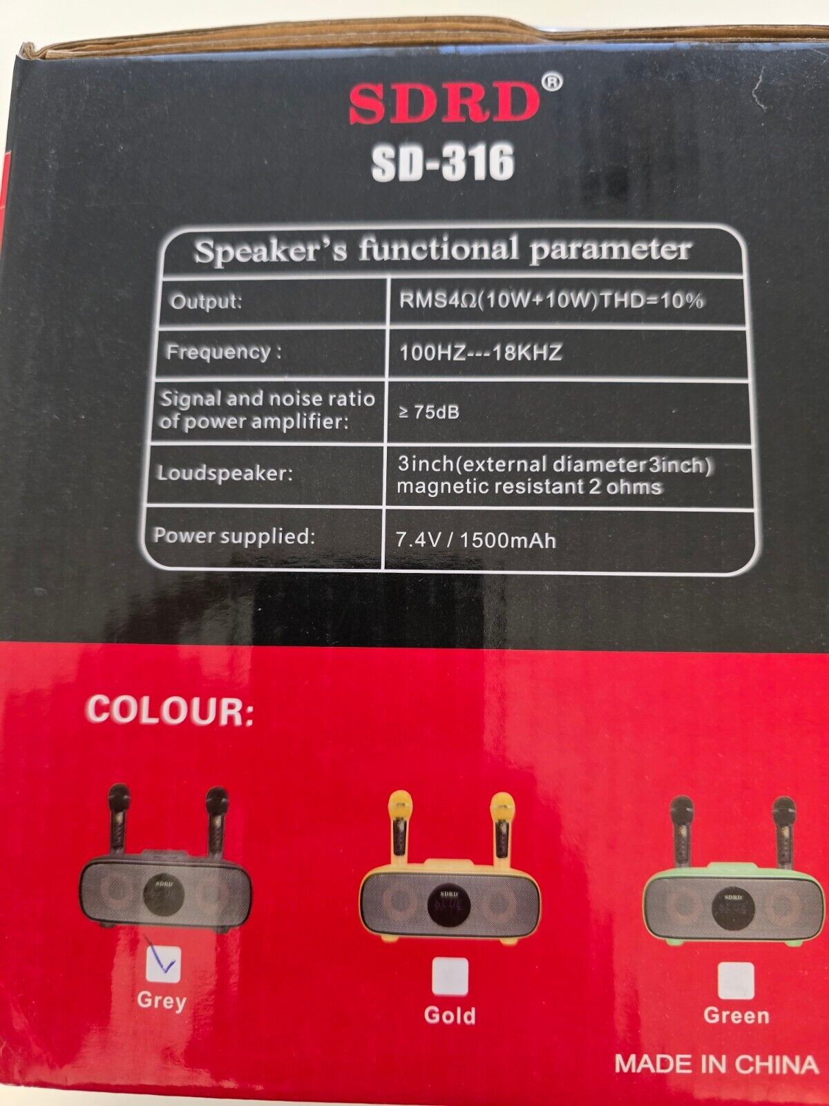 Karaoke Maschine 2 Mikrofone Bluetooth Tragbar