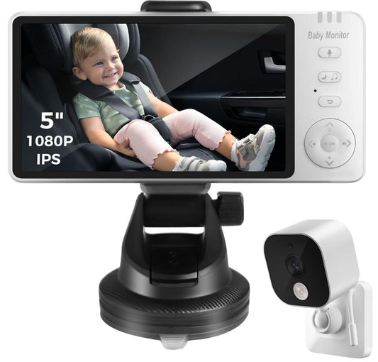 Rücksitzspiegel für Babys eSynic 1080P Baby Auto Kamera Baby Auto Spiegel 4,3''
