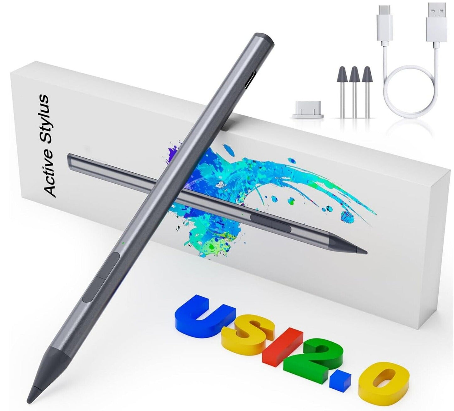 Stylus Pen 4096 Druckstufen für Chromebook & Pixel Tablet