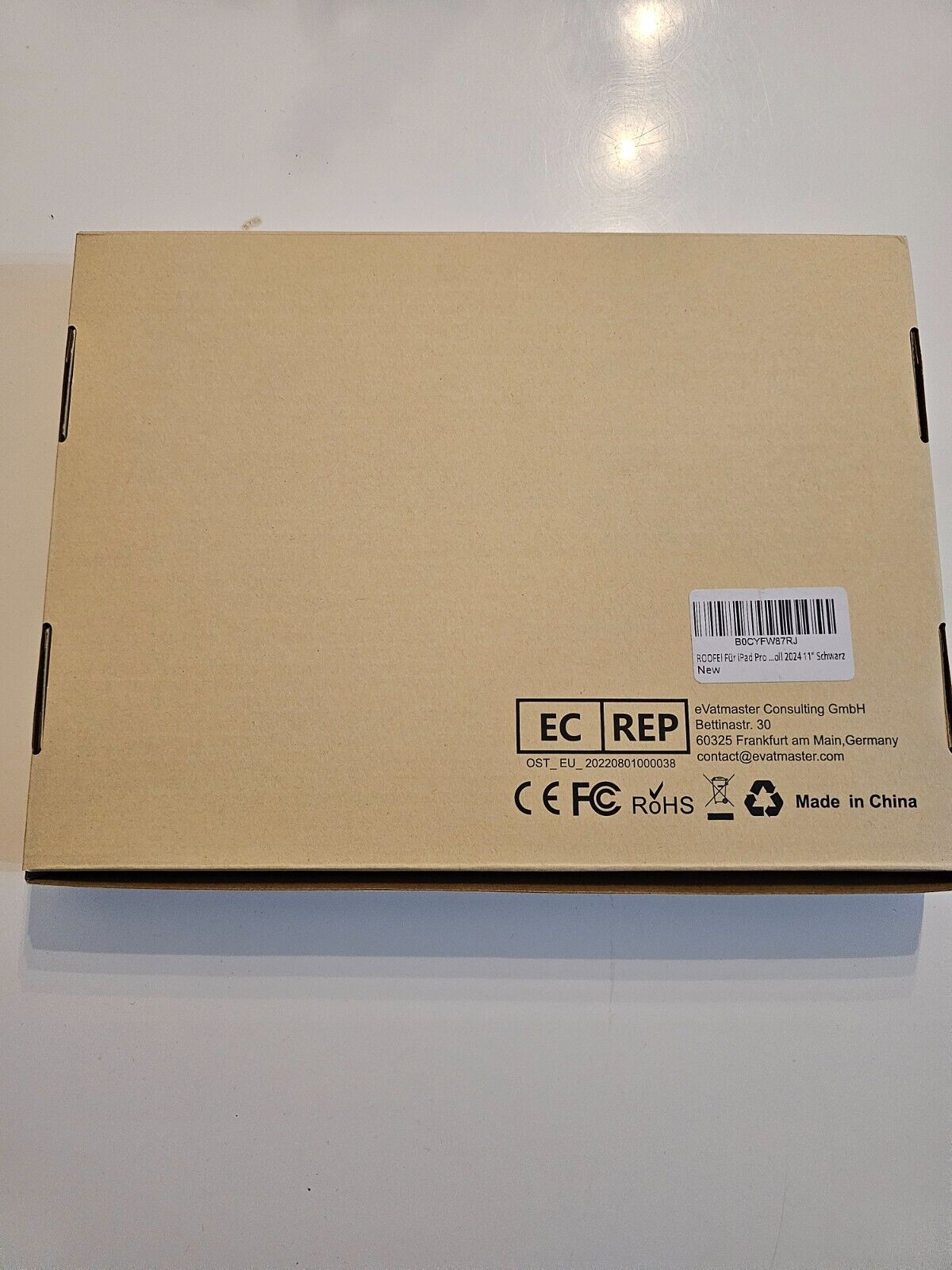 Für iPad Pro 11 Zoll (M4) 2024 Tastatur Hülle - 7 Farbige Beleuchtung Touchpad T