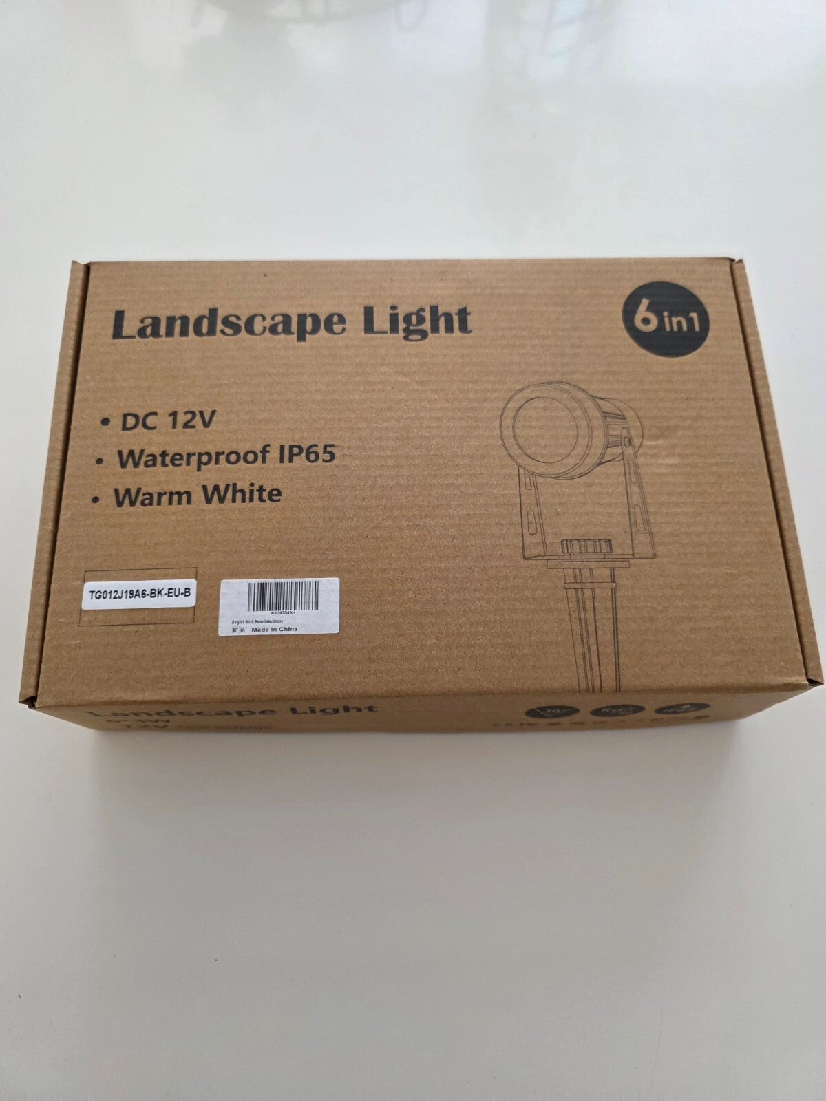 Set LED Gartenstrahler IP65 Warmweiß 21m Kabel Erdspieß 18W