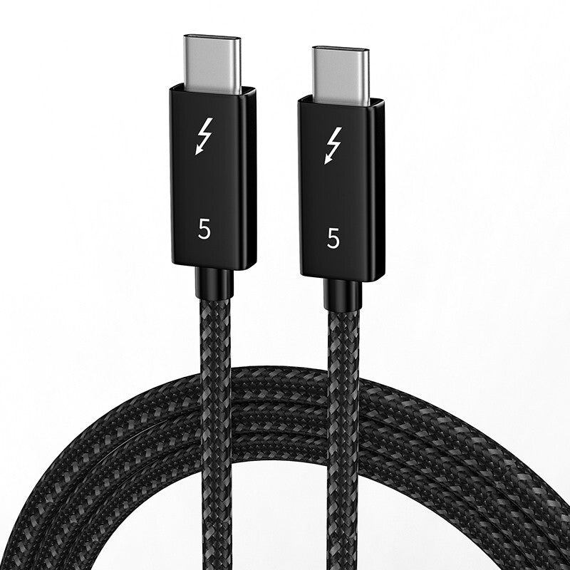 Thunderbolt 5 USB-C 80Gbit/s 16K@60Hz  8K@60Hz 4K@120Hz 240W PD Schnellladekabel