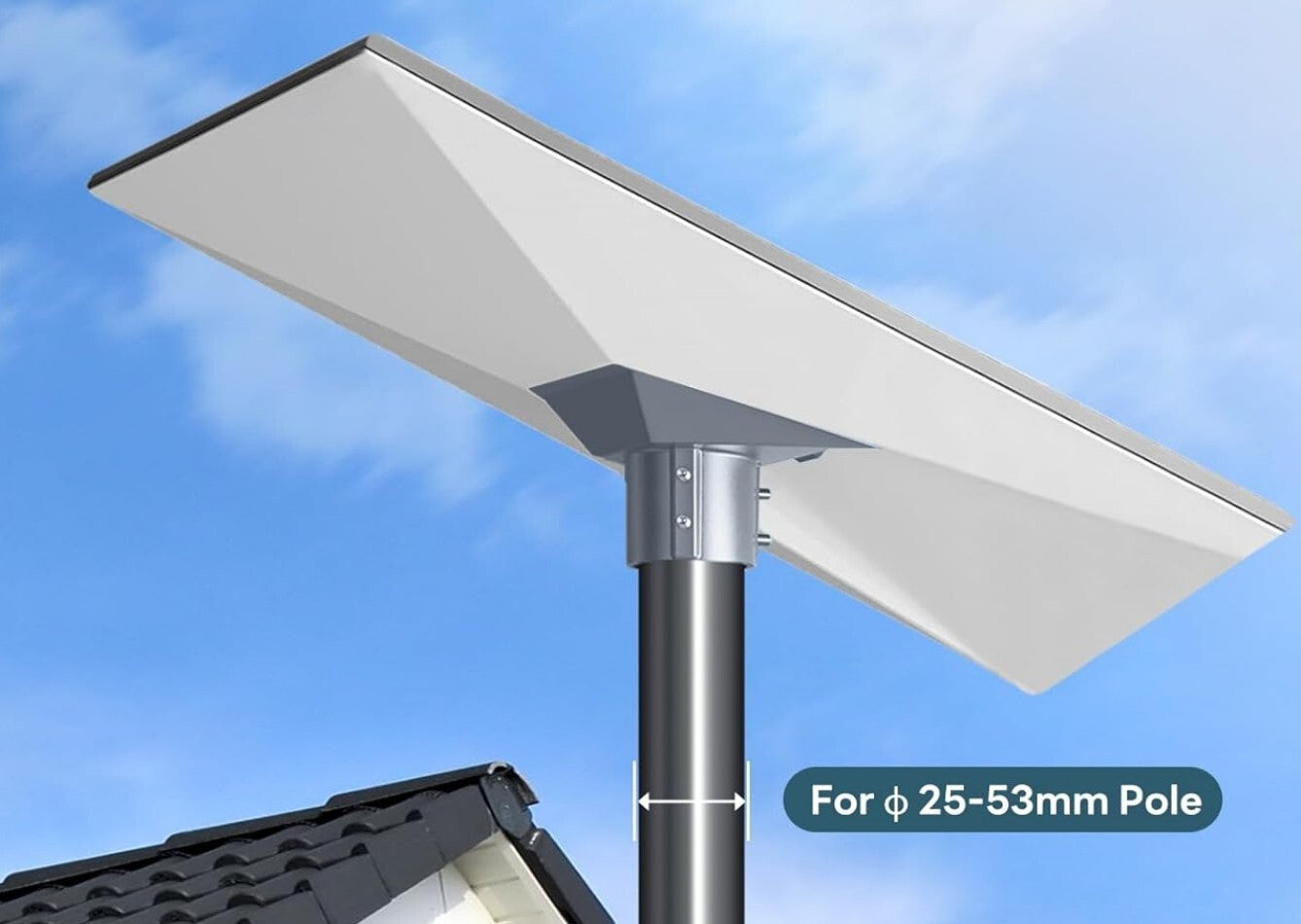 Starlink Gen 3 Halterung Rohradapter 2.5-5.3 cm Pole V3 Montageset Grau