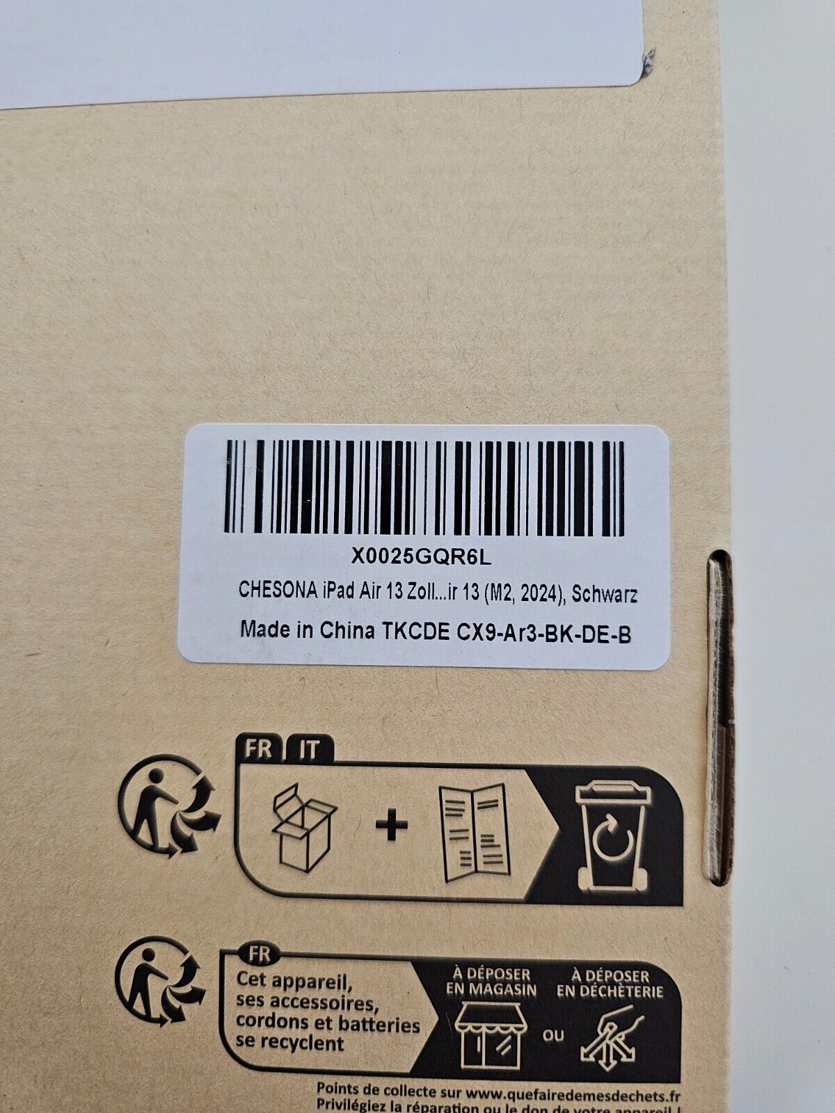 iPad Air 13 Zoll Hülle mit Tastatur, 3-Zonen 7-Farben Beleuchtung, iPad Air 13 T