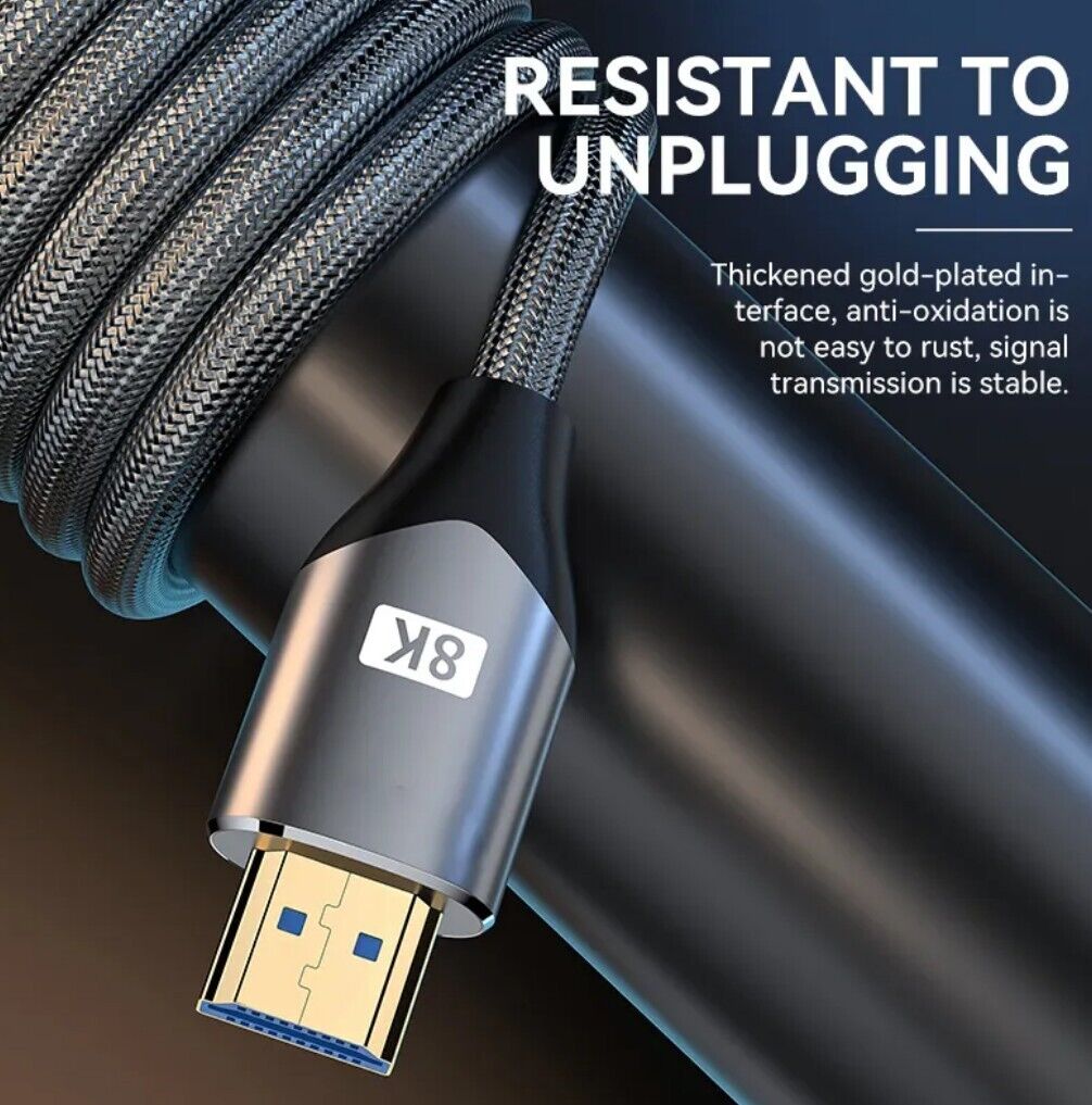 8K HDMI 2.1 Kabel 8K@60Hz und 4K@120Hz für PS4 PS5 HDTV ARC