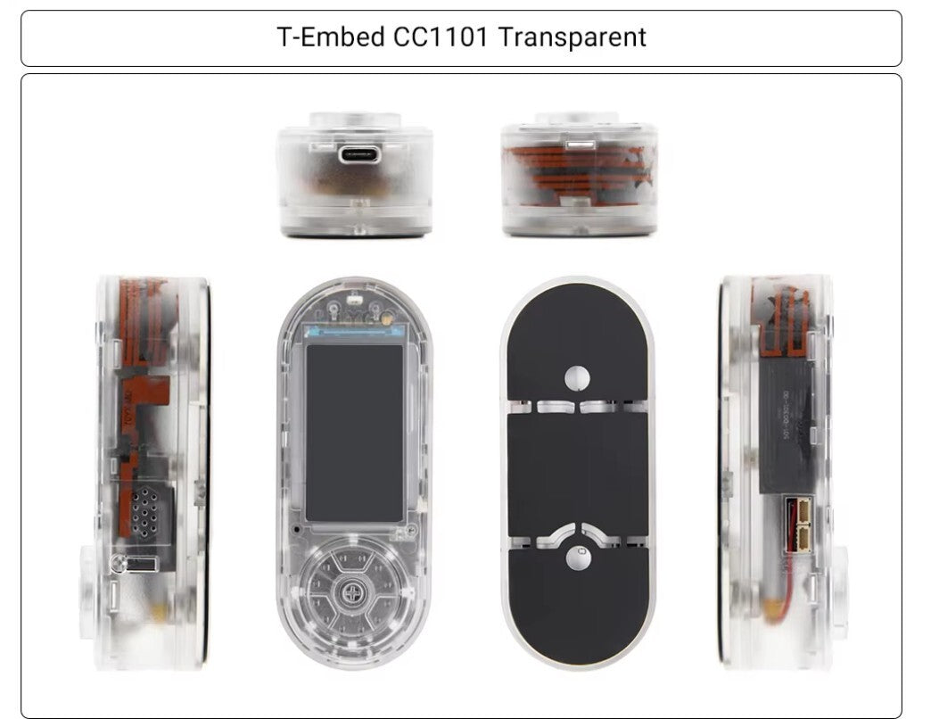 LILYGO T-Embed CC1101 ESP32-S3 Sub-1GHz NFC RFID Entwicklungsmodul