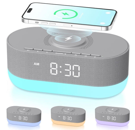 Radiowecker mit Ladestation & Bluetooth Lichtwecker