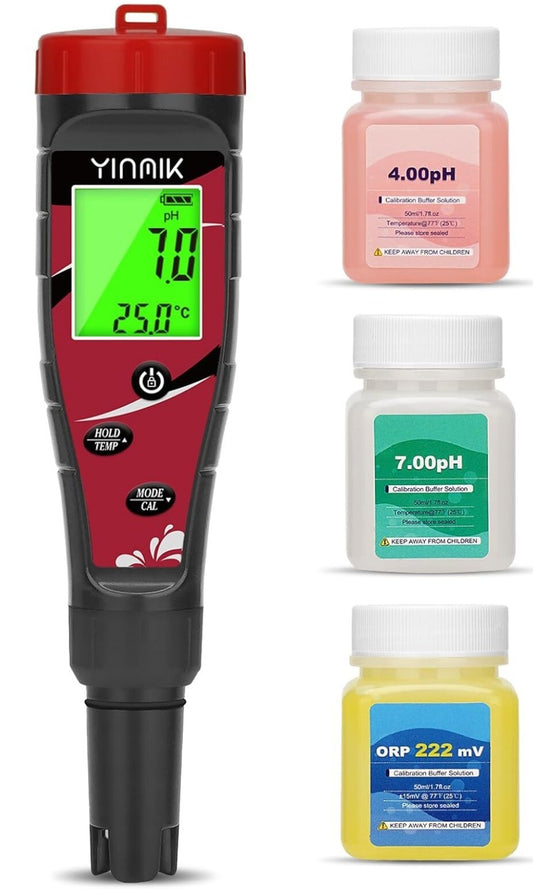 7-in-1 pH & Chlor Messgerät für Pool, Aquarium, Hydrokultur
