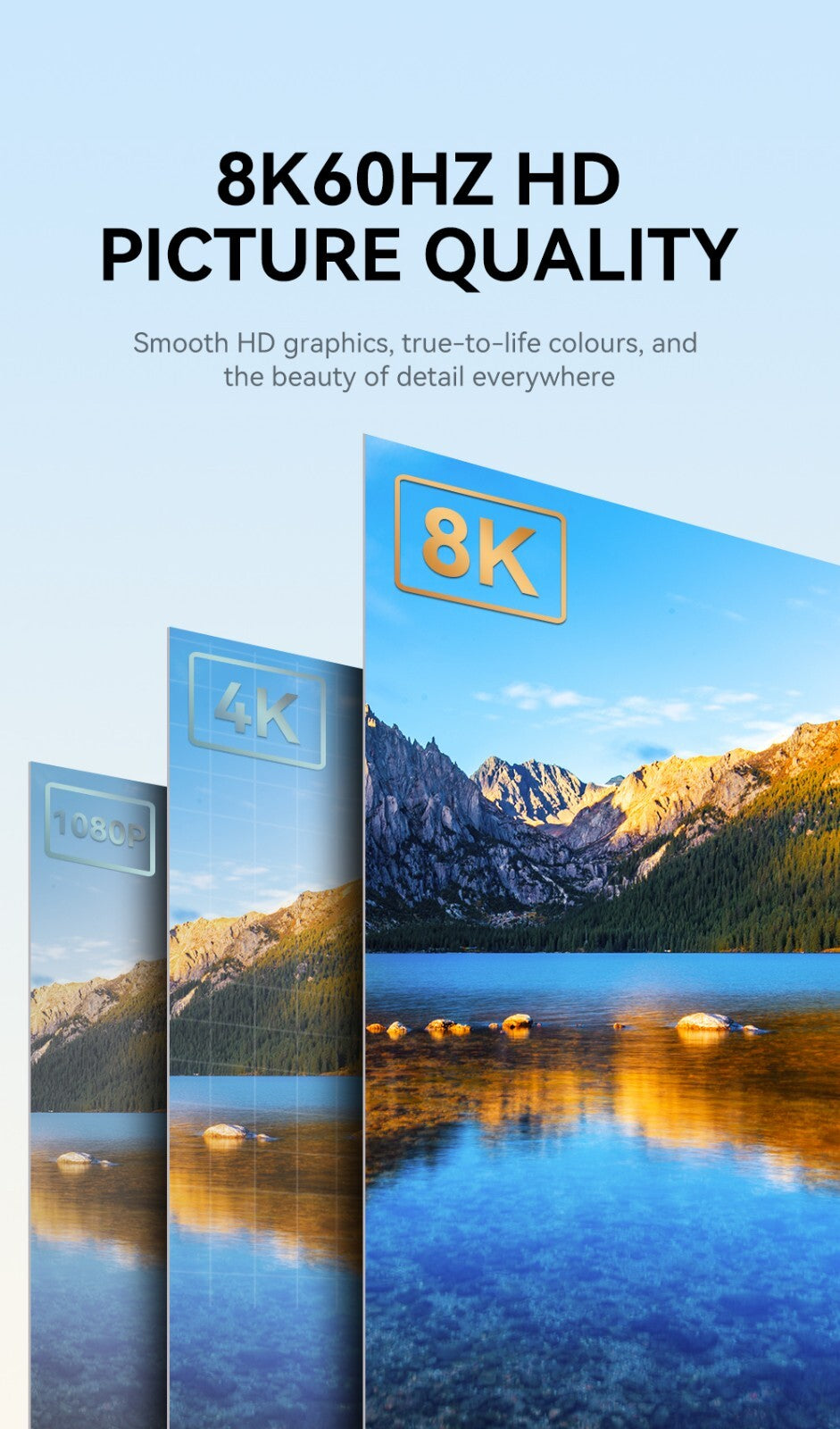 8K DisplayPort 1.4 zu HDMI 2.1 Kabel 2 Meter Aluminium HDTV für Laptop TV Kamera