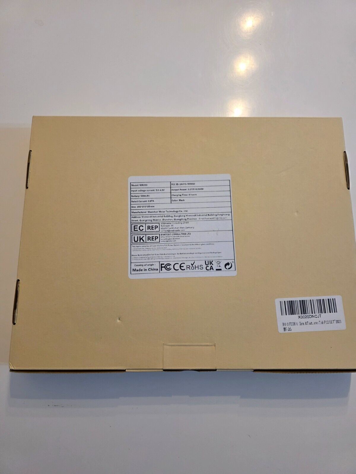 Lenovo Tab P12 Hülle mit Abnehmbarer Tastatur - 7-Farben 3-Zonen Beleuchtung