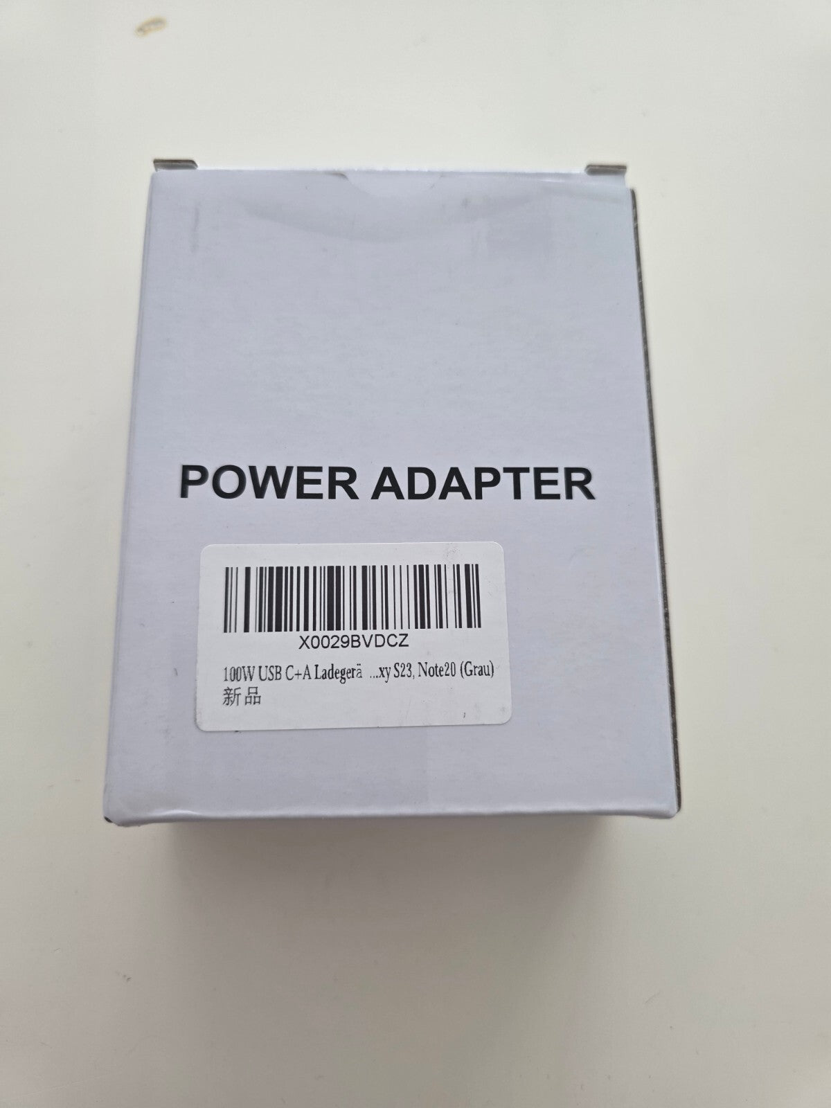 100W USB C+A GaN Ladegerät 2-Port MacBook iPhone Galaxy Grau