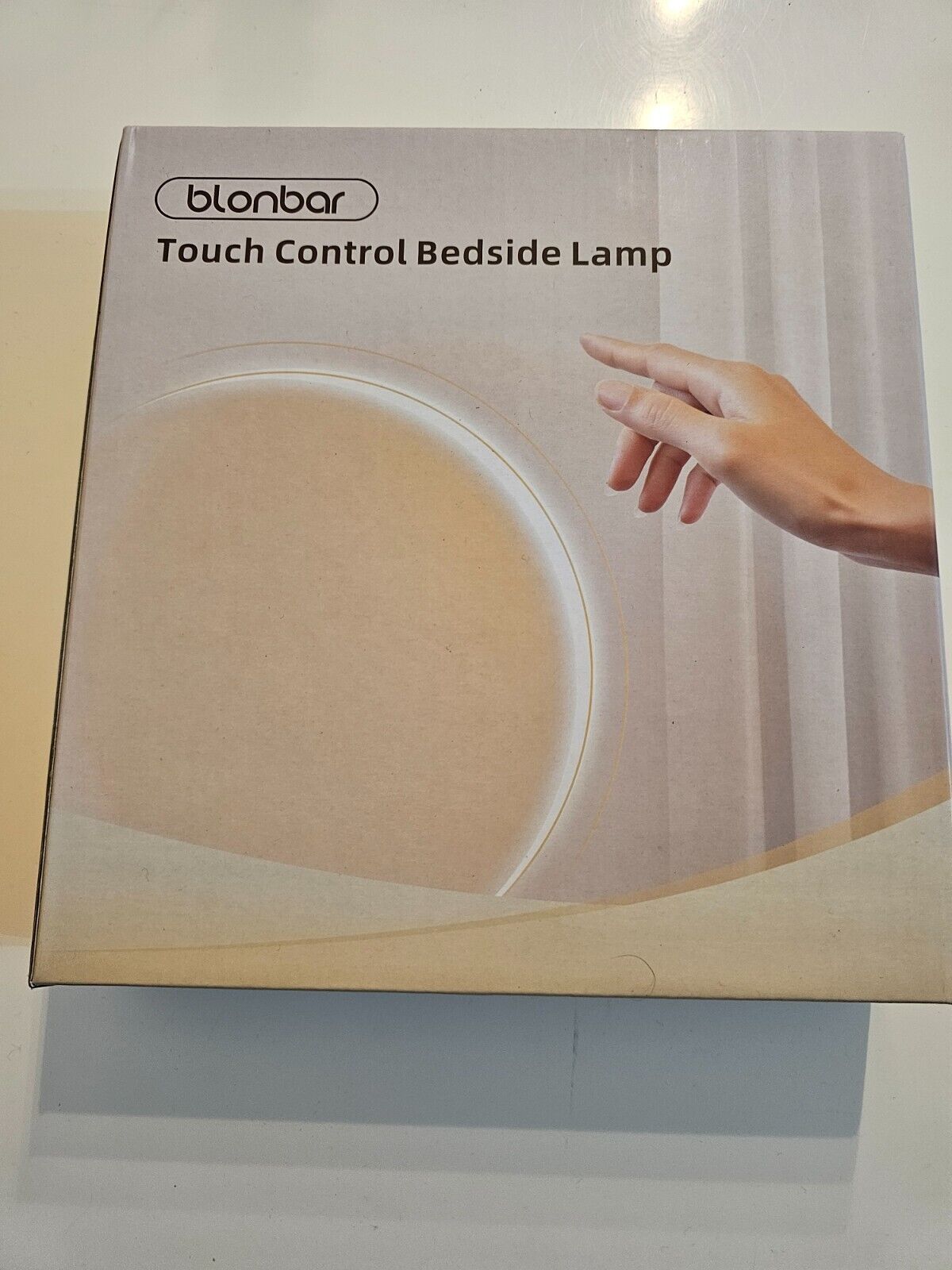 Nachttischlampe mit Wake Up Licht, 3 Stufige Helligkeit Touch Dimmbar, 2 Wecker,