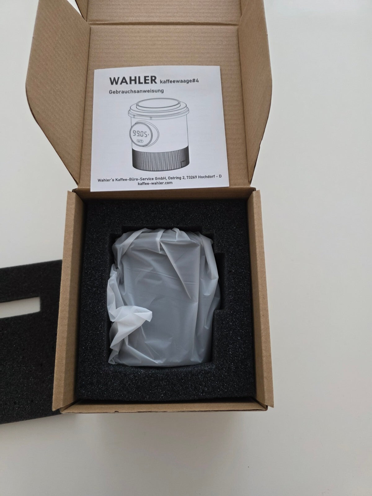 Kaffeewaage Barista Waage 0,05g Präzision Siebträger Edelstahl