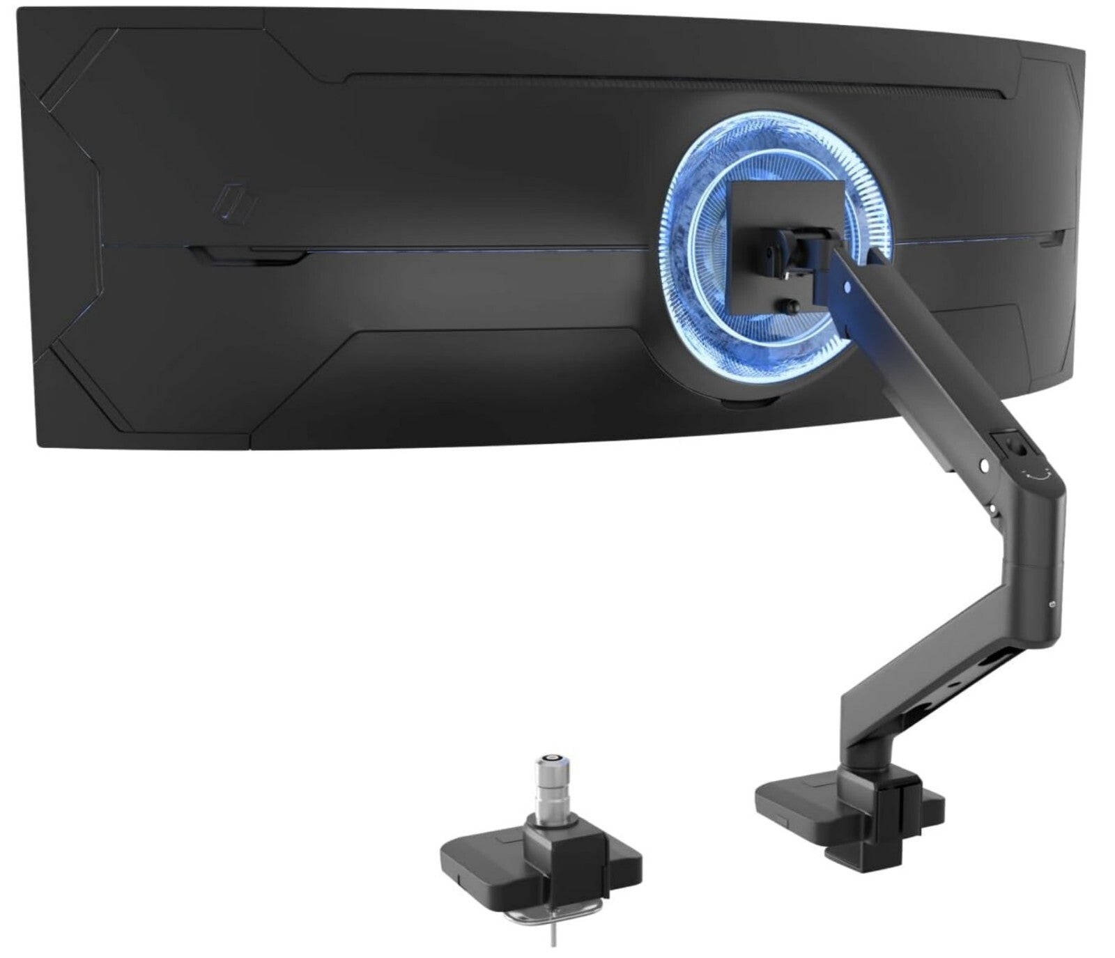 Gaming Monitor Halterung 17-49" Gasfeder VESA 75/100mm 20kg