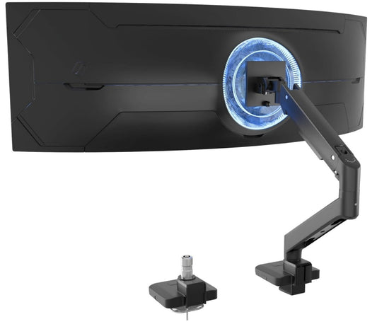 Gaming Monitor Halterung 17-49" Gasfeder VESA 75/100mm 20kg