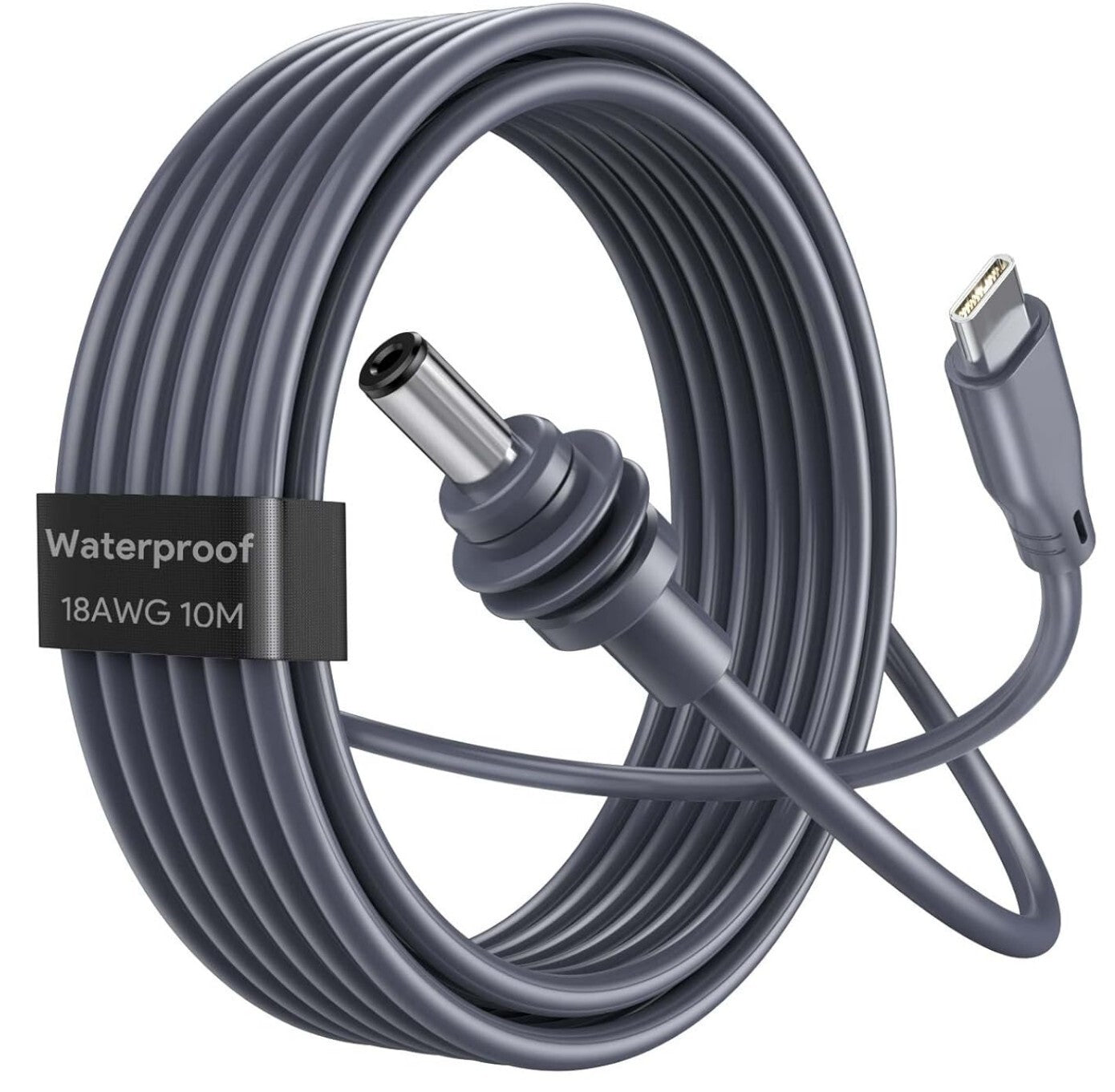 Starlink Mini USB-C zu DC Stromkabel 10M 100W PD Wasserdicht 18AWG
