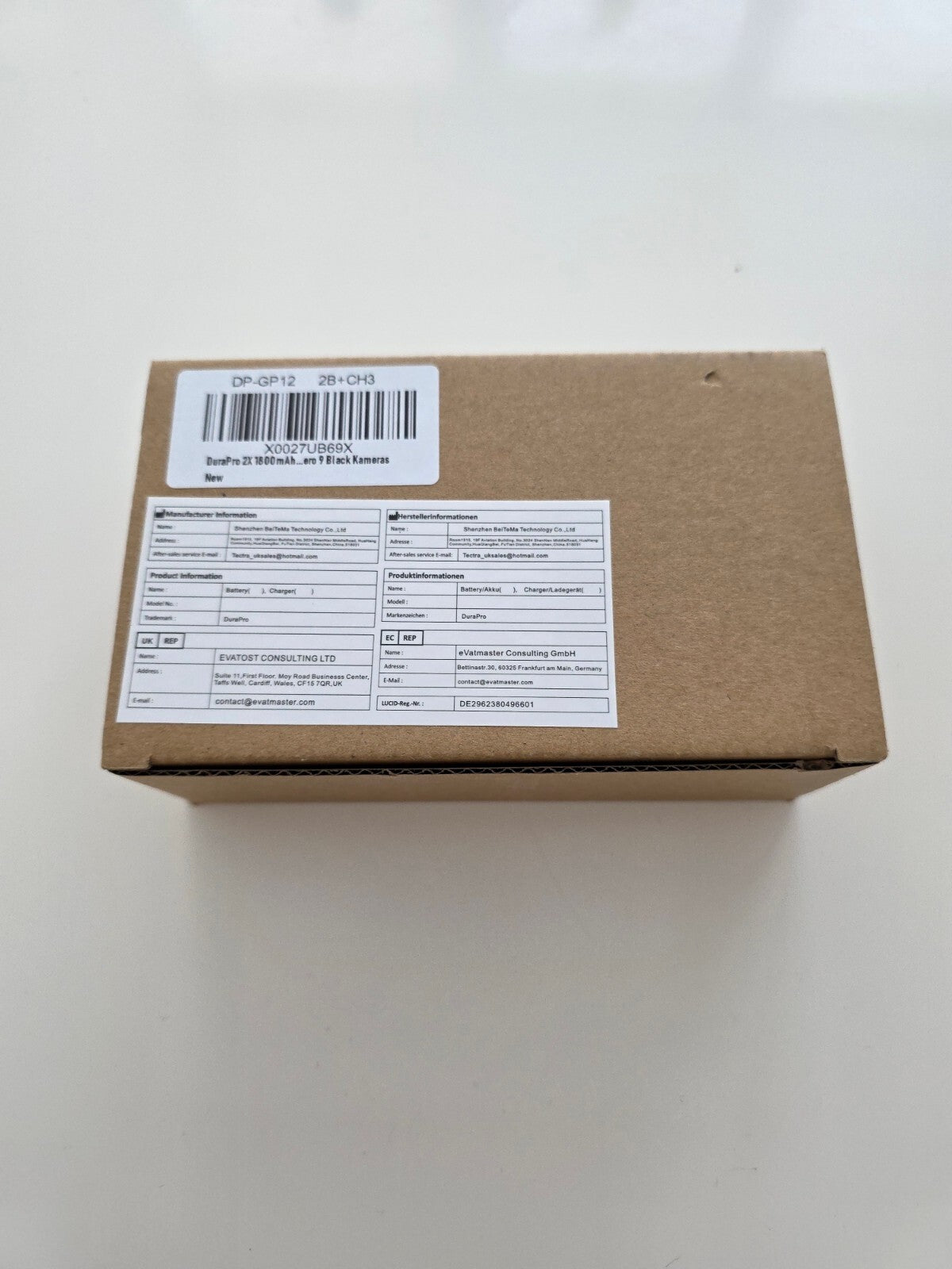 2x 1800mAh Akku + 3-Slots USB-C Ladegerät für GoPro Hero 12/11/10/9