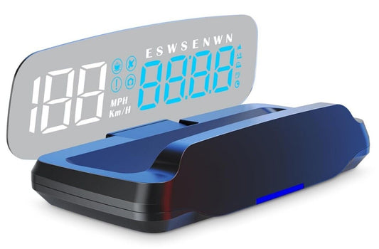 Head-Up-Display GPS Tachometer Auto Farbwechsel Übergeschwindigkeit