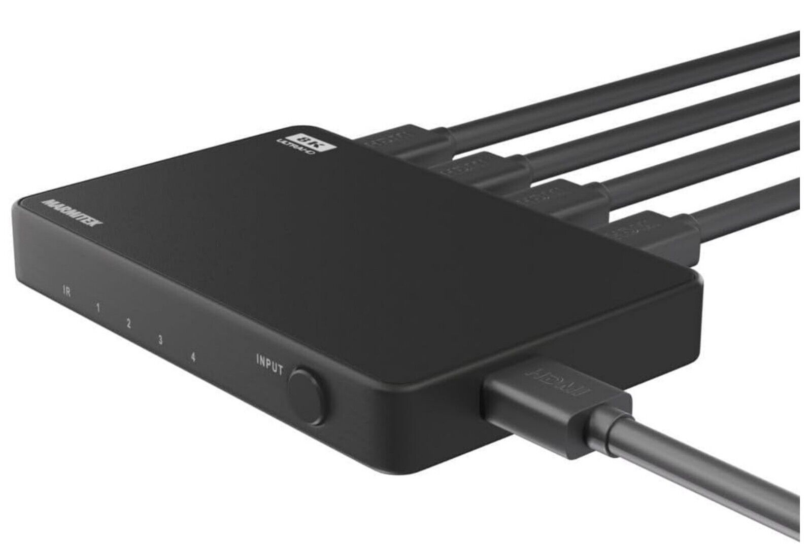8K HDMI Switch 4K 120Hz, 8K 60Hz, 4 IN / 1 OUT