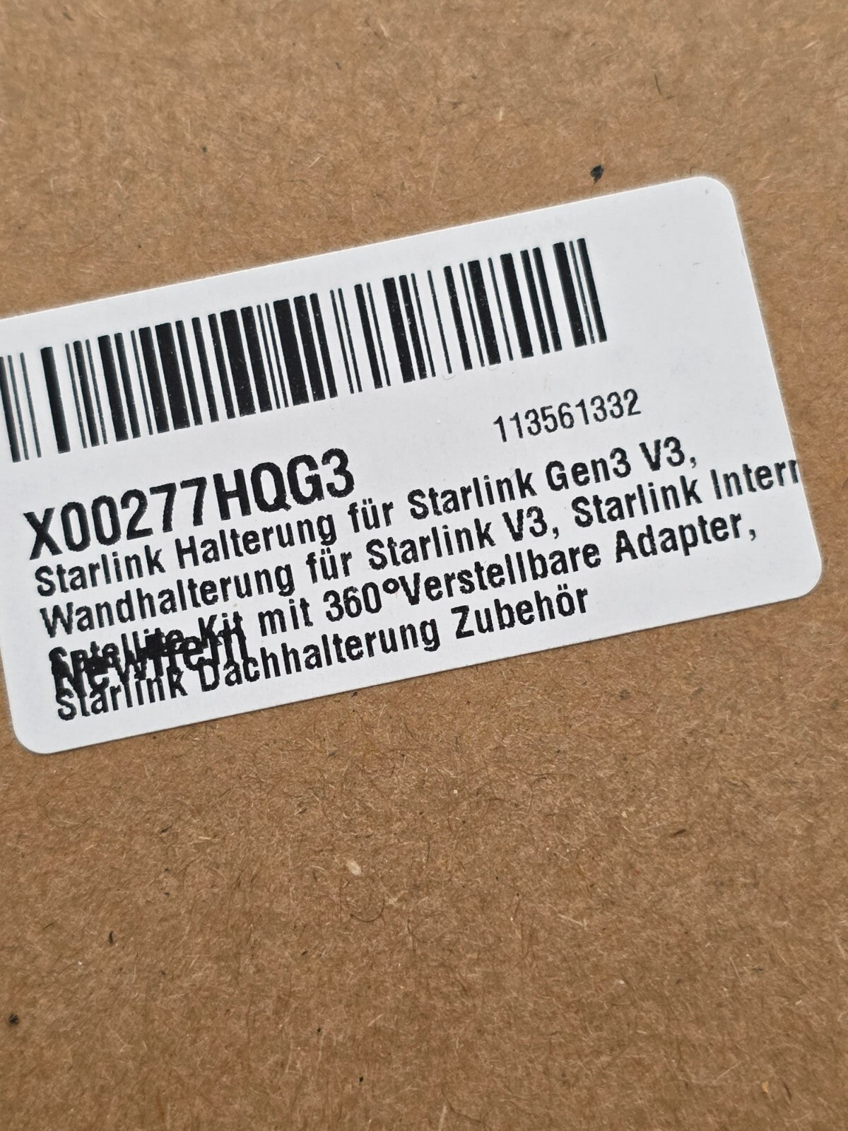 Starlink Gen 3 Wandhalterung 360° Verstellbar Dachmontage Kit