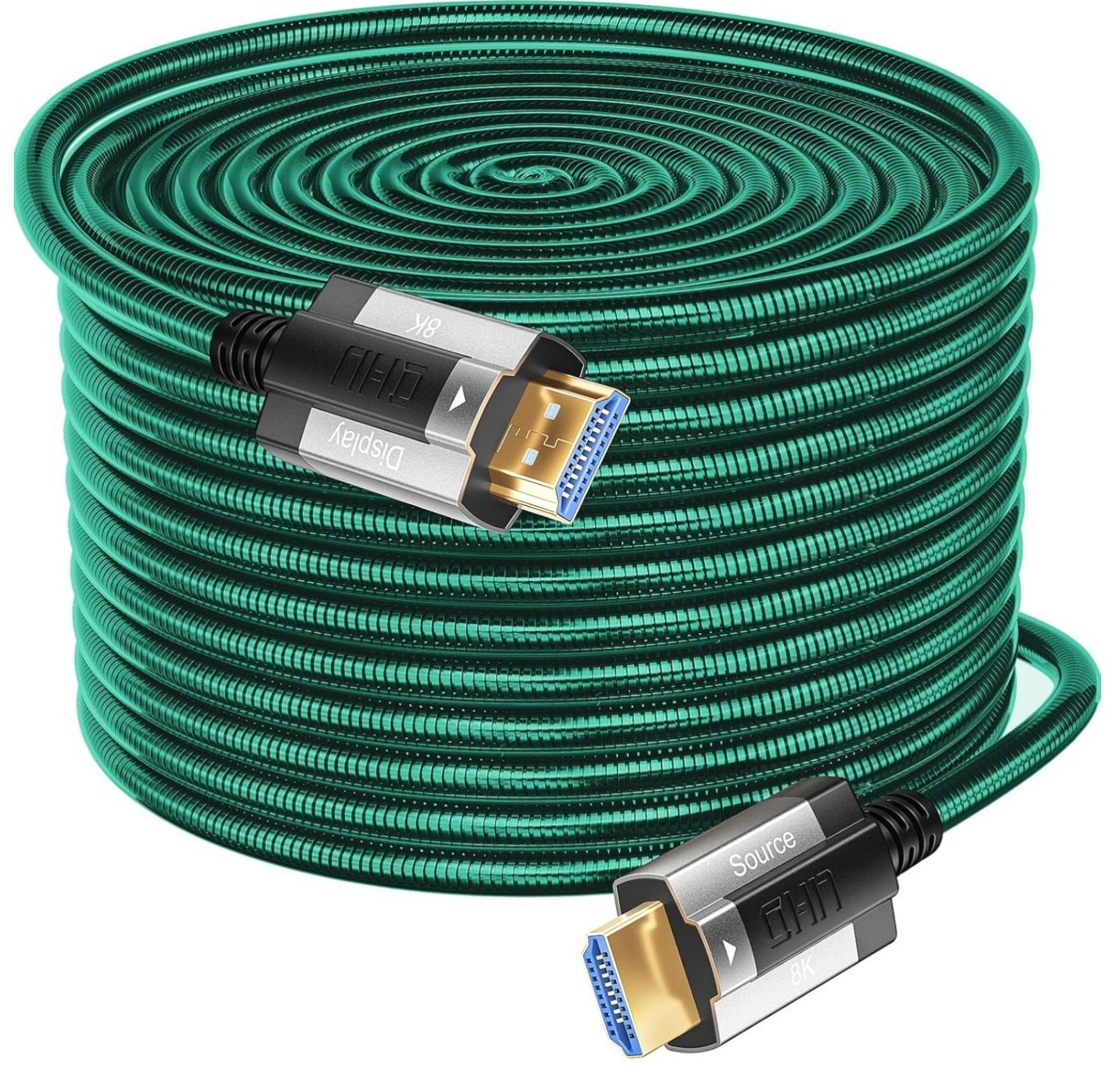 8K HDMI 2.1 Glasfaserkabel 3m Stahlpanzerung 48Gbps 8K@60Hz 4K@120Hz