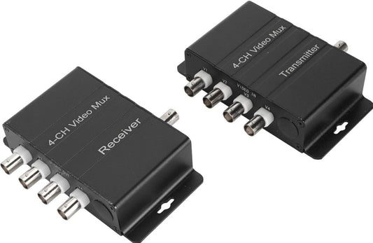 4-Kanal-Video-Multiplexer - Plug-and-Play, Störungsbeständig, 400M Übertragung