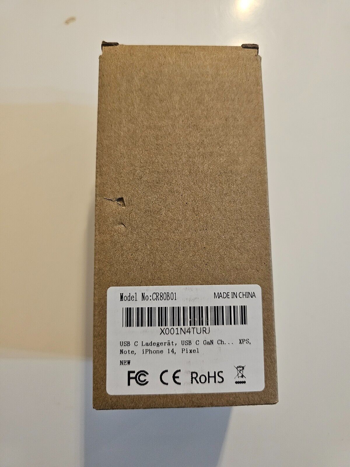 USB C Ladegerät,USB C GaN Charger 65W Netzteil 5-Port PD Schnellladegerät mit 2
