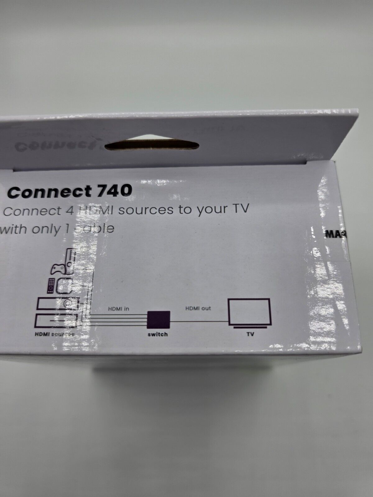 8K HDMI Switch 4K 120Hz, 8K 60Hz, 4 IN / 1 OUT