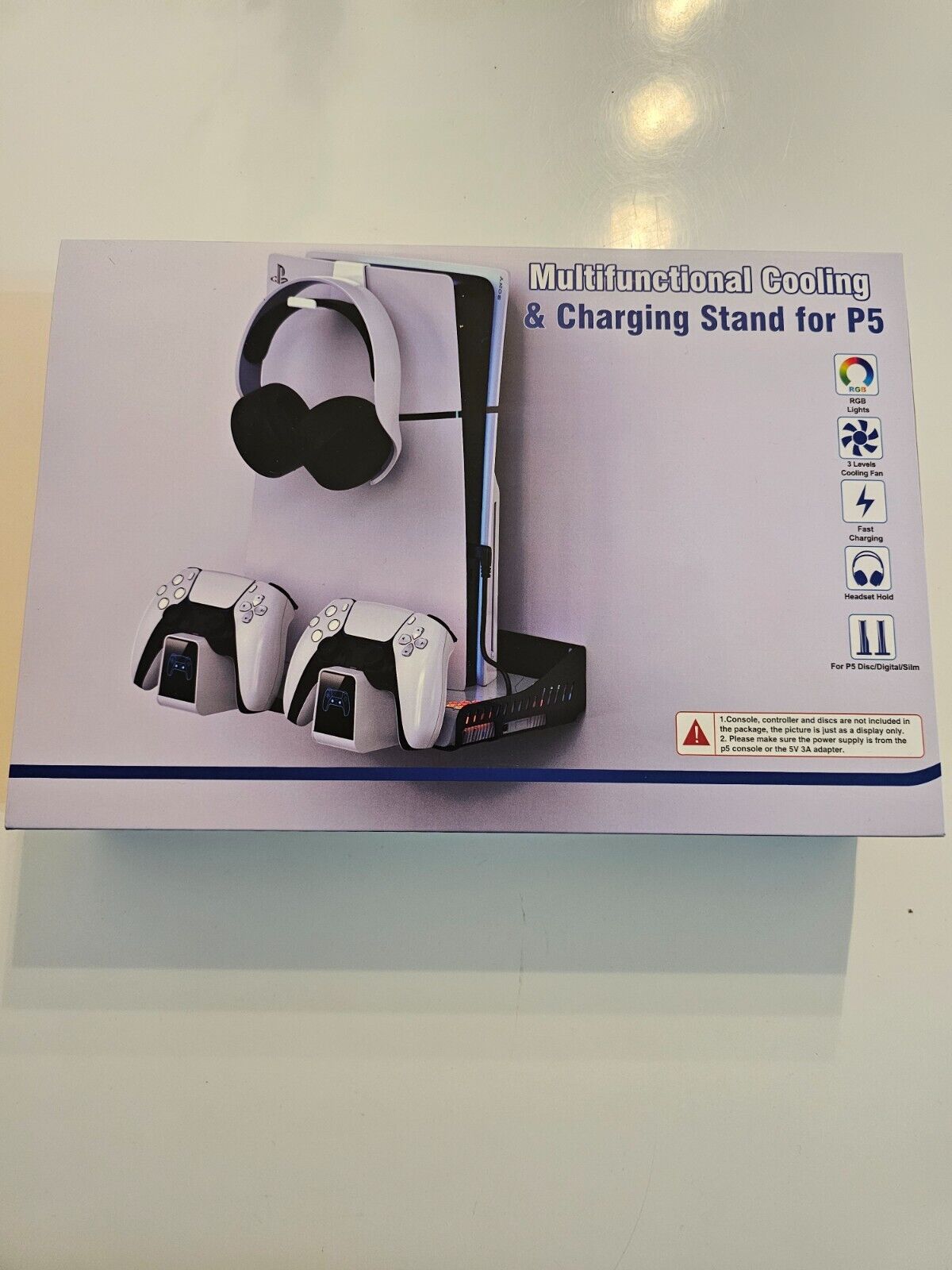 Wandhalterung PS5 Horizontal, PS5 Wandhalterung Horizontal für Playstation 5 Sli