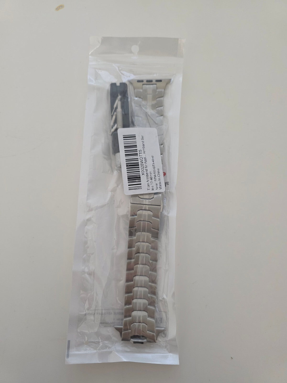 Armband Apple Watch Series 10 46mm Ultra 2 49mm Ersatzband Titan-Look