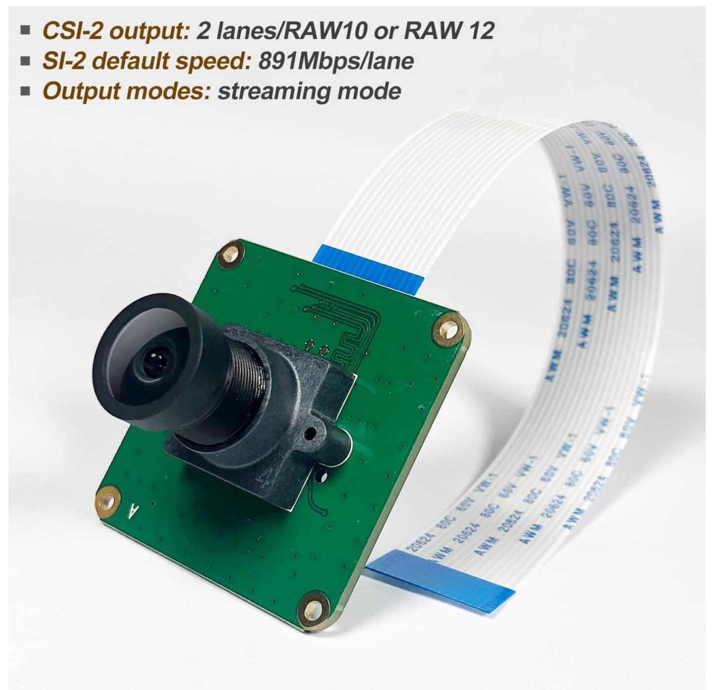 Raspberry Pi Industrial Kamera – IMX462 2MP Starvis, 1080p HDR
