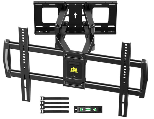 TV Wandhalterung Schwenkbar Doppelarm Neigbare TV Halterung für 37-75 Zoll Ferns