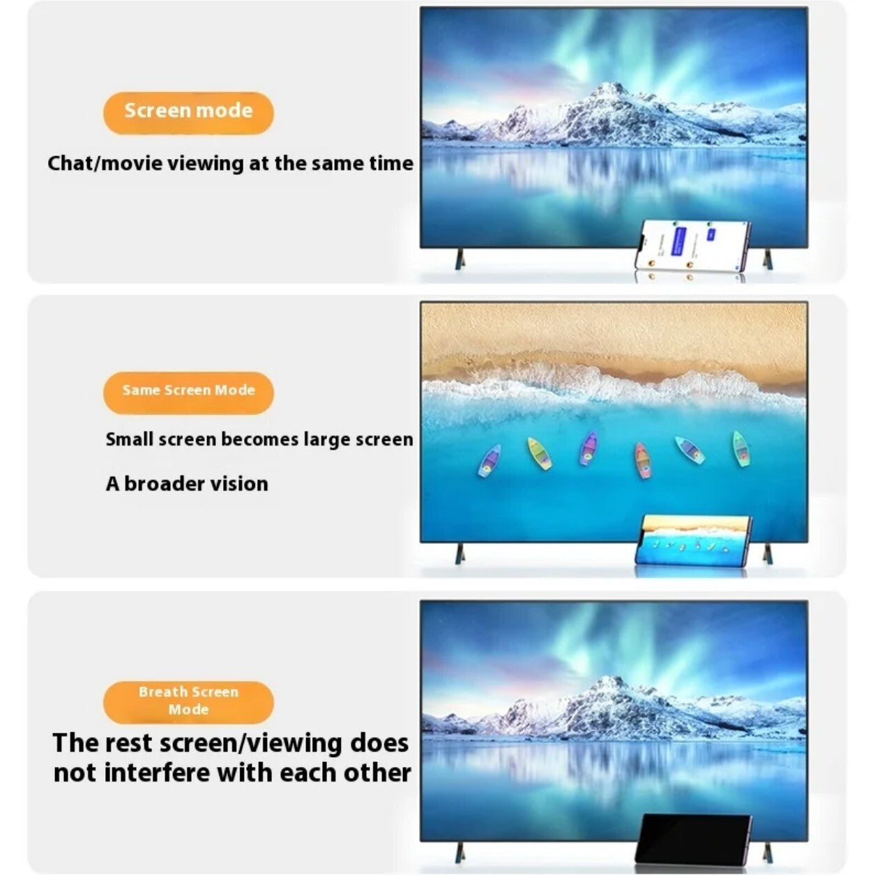 Wireless Screen Prover HDMI 4K 5G WiFi für Handy/Notebook/TV